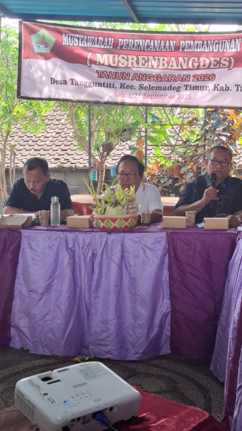 MUSRENBANGDES TAHUN ANGGARAN 2026